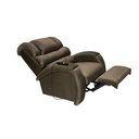 Ver imagem 4 de Poltrona Reclinável para Idoso Imperial Zero Wall Motorizada Suede Marrom 379 Império