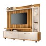 Home Theater Decorativo Perseu Tv até 60" com Led Cinamomo/off White G26 - Gran Belo - 5