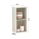 Ver imagem 3 de Armário Aéreo 35cm 1 Porta Lis Legno Crema C/Connect