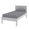 Cama de Solteiro Branco Cm8004 - Tecno Mobili - 2