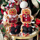 Ver imagem 2 de Boneco de Natal Gingerbread Boy Sentado 45x20cm