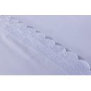 Ver imagem 2 de Jogo Lençol 4 Peças Cama Viúva Percal 200 Fios Bordado Branco