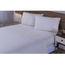 Ver imagem 1 de Jogo Lençol 4 Peças Cama Viúva Percal 200 Fios Bordado Palha
