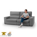 Ver imagem 7 de Sofá Retrátil e Reclinável Toquio 4 Lugares Moderno D26 Sala - 250 cm