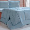 Edredom Prime Casal 3d Embossed 180x220cm Bruma Azul - 2