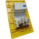 Ver imagem 2 de Conjunto 4x2 Linha Infiniti MarGirius 4x2" 1 Tomada 2P+T 10 A + tomada USB 1A separadas