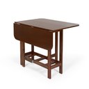 Ver imagem 2 de Mesa Dobrável Pratica Soft Imbuia Bar Cozinha