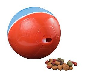 Bola Interativa Porta Ração Crazy Ball - Azul - 1