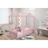 Cama Montessoriana Infantil Montessoriana com Grade Nina Rosa - 1