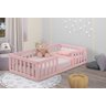 Cama Infantil com Grade Bia Rosa - 1