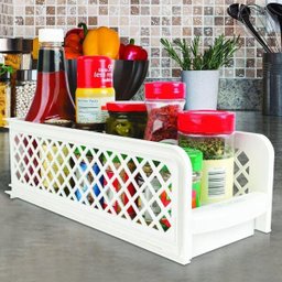 Gaveta 2 Niveis Portátil Organizador Armario Cesto Banheiro - 6