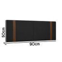 Ver imagem 6 de Painel Suspenso Cabeceira Dobrável Pietro para Cama Box Solteiro 90cm Boucle:bouclê Preto
