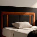 Ver imagem 7 de Painel Suspenso Cabeceira Dobrável Pietro para Cama Box Solteiro 90cm Boucle:bouclê Preto