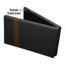 Ver imagem 3 de Painel Suspenso Cabeceira Dobrável Pietro para Cama Box Solteiro 90cm Boucle:bouclê Preto
