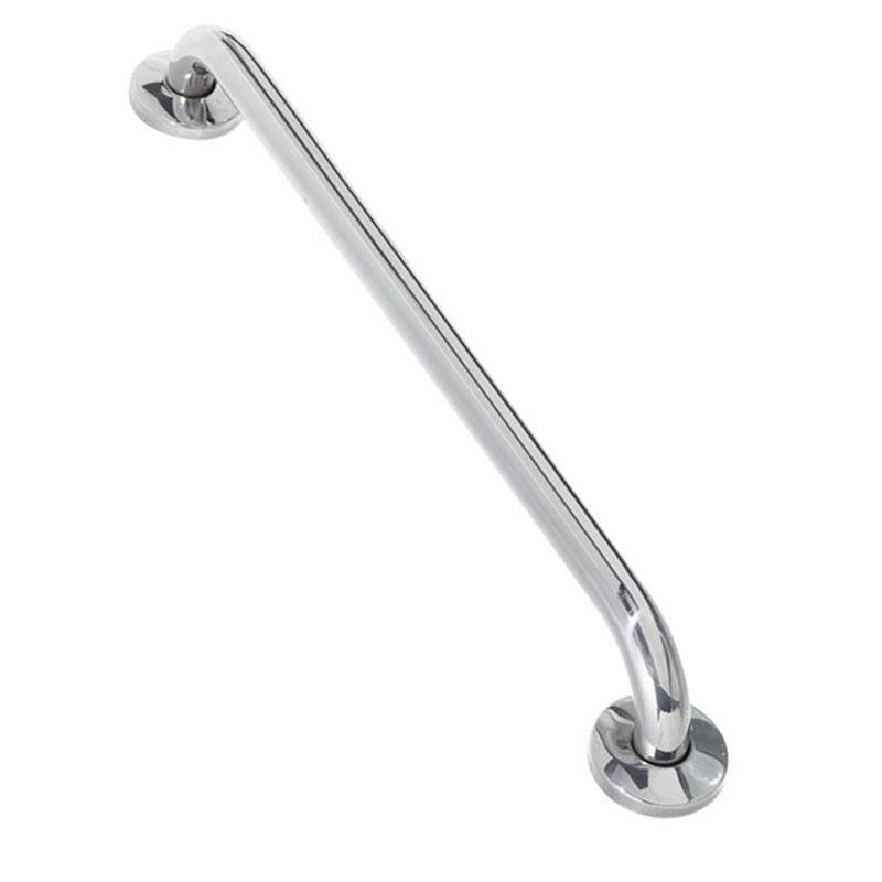 Alça de Apoio Barra 60cm Inox Kit 8 Unidades Segurança Acessibilidade Suporte Idoso Anti Queda Banhe - 6