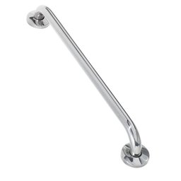 Alça de Apoio Barra 60cm Inox Kit 8 Unidades Segurança Acessibilidade Suporte Idoso Anti Queda Banhe - 6