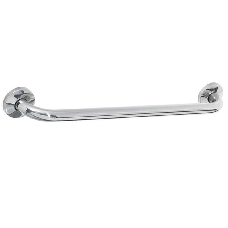 Alça de Apoio Barra 60cm Inox Kit 8 Unidades Segurança Acessibilidade Suporte Idoso Anti Queda Banhe - 3