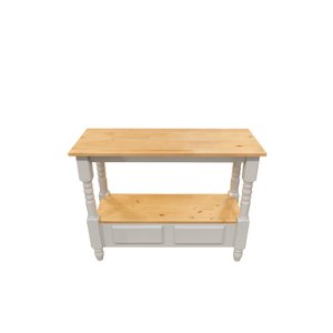 Aparador 2 Gavetas Pés Torneados - Off-white