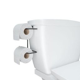 Suporte Porta Papel Higiênico Duplo Encaixe Caixa Acoplada - 3