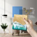 Ver imagem 4 de Guardas-sol And Waves - Wall Concept, Montagem entre Quadros e Adesivo de Parade - 5 Peças + - Ultra