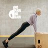 Adesivo Decorativo de Parede Frase no Pain no Gain Academia Kanto Store Adesivo de Parede Branco - 3