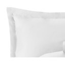 Ver imagem 2 de Jogo de Cama Solteiro 03 Peças Toque Acetinado Branco