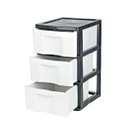Ver imagem 1 de Gaveteiro com 3 Gavetas Grande Preto e Branco São Bernardo