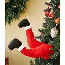 Ver imagem 7 de Pernas de Papai Noel Natal Arvore Natalina com Movimento Flexivel Festa Decoraçao Confraternizaçao F