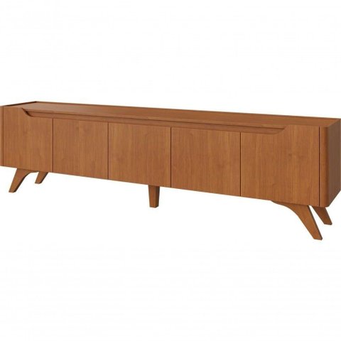 Rack Grecia 4 Portas e 1 Gaveta Mavaular Naturale