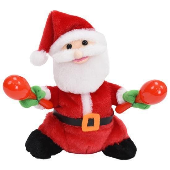 Papai Noel Musical Com Movimento A Pilha 24,5X21X12Cm - 1
