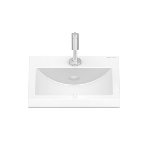 Cuba de Sobrepor 41x34cm com Mesa Loft Q7 Roca Branco Incepa