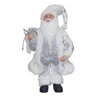 Boneco Papai Noel Em Pé Prata 30Cm - Decoração - 1