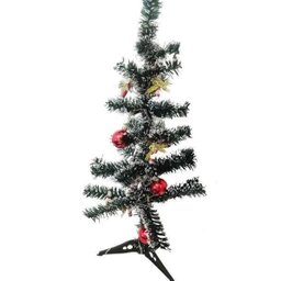 Mini Árvore De Natal Completa Com Enfeites E Pisca Colorido - 1