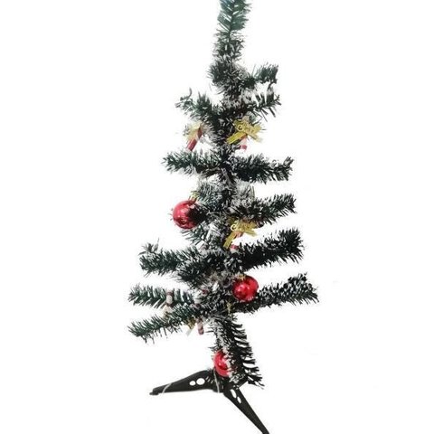 Mini Árvore De Natal Completa Com Enfeites E Pisca Colorido