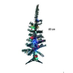 Mini Árvore De Natal Completa Com Enfeites E Pisca Colorido - 3