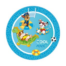 Toalha de Praia Infantil Redonda Patrulha Canina - 1