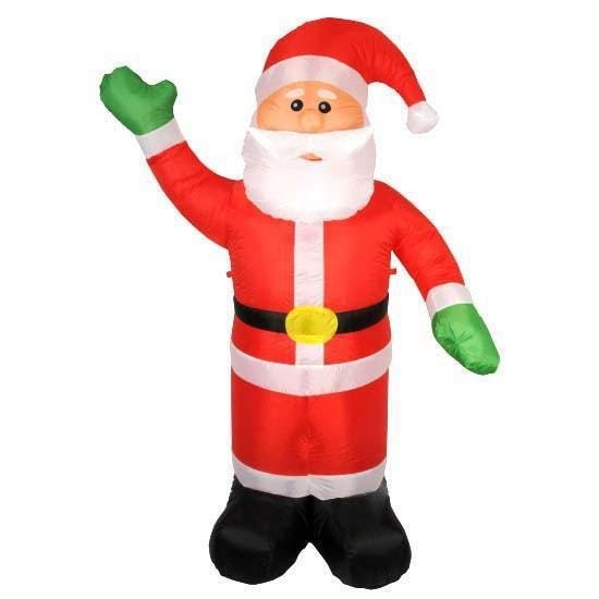 Papai Noel Inflavel Grande Decoração Natal Boneco Natalino - 3
