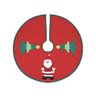 Saia para Árvore de Natal Decorada Papai Noel 90cm Magizi - 1