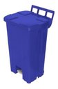 Ver imagem 2 de Cesto Lixeira Com Rodas E Pedal 100l Marca Jsn:Verde