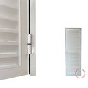 Ver imagem 2 de Porta Veneziana de Alumínio 80x210cm Abertura Esquerda Kazan Branco