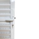 Ver imagem 3 de Porta Veneziana de Alumínio 80x210cm Abertura Esquerda Kazan Branco