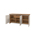 Ver imagem 2 de Aparador Buffet Madri Marrom Off White