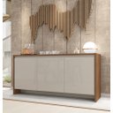 Ver imagem 1 de Aparador Buffet Madri Marrom Off White
