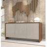 Aparador Buffet Madri Marrom Off White - 1