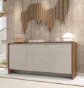 Ver imagem 1 de Aparador Buffet Madri Marrom Off White