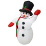 Papai Noel Natal Boneco Neve Arco 2m 30cm Inflavel Natalino - 4