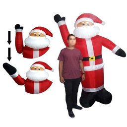 Papai Noel Inflavel Natal Grande 2,40M Decoração - 3