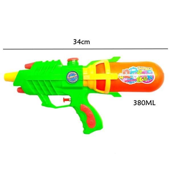 Super Pistola de Água Jato Longo Flix Water 34cm Verde - 3