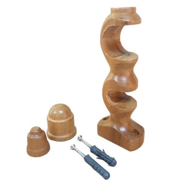 Kit Suporte Madeira 19X28Mm Cerejeira Icamp Adriana - 1