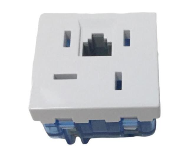Tomada Telefone Mista Telebras Rj11 Branco Delta Mondo Siemens - 1